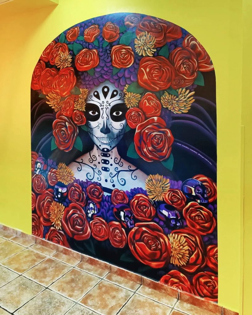 Mural restaurante Viva México