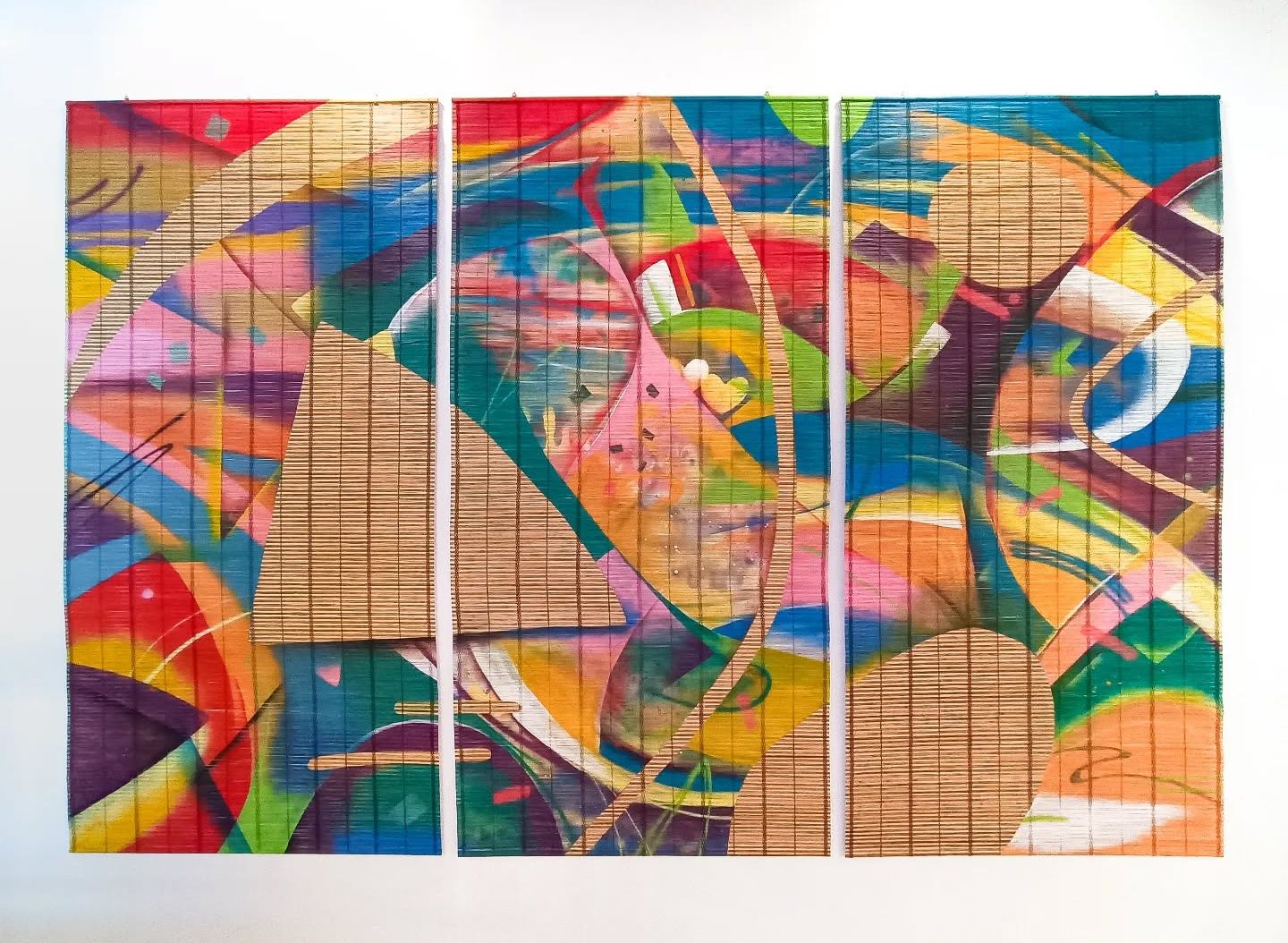 Tríptico de gran formato